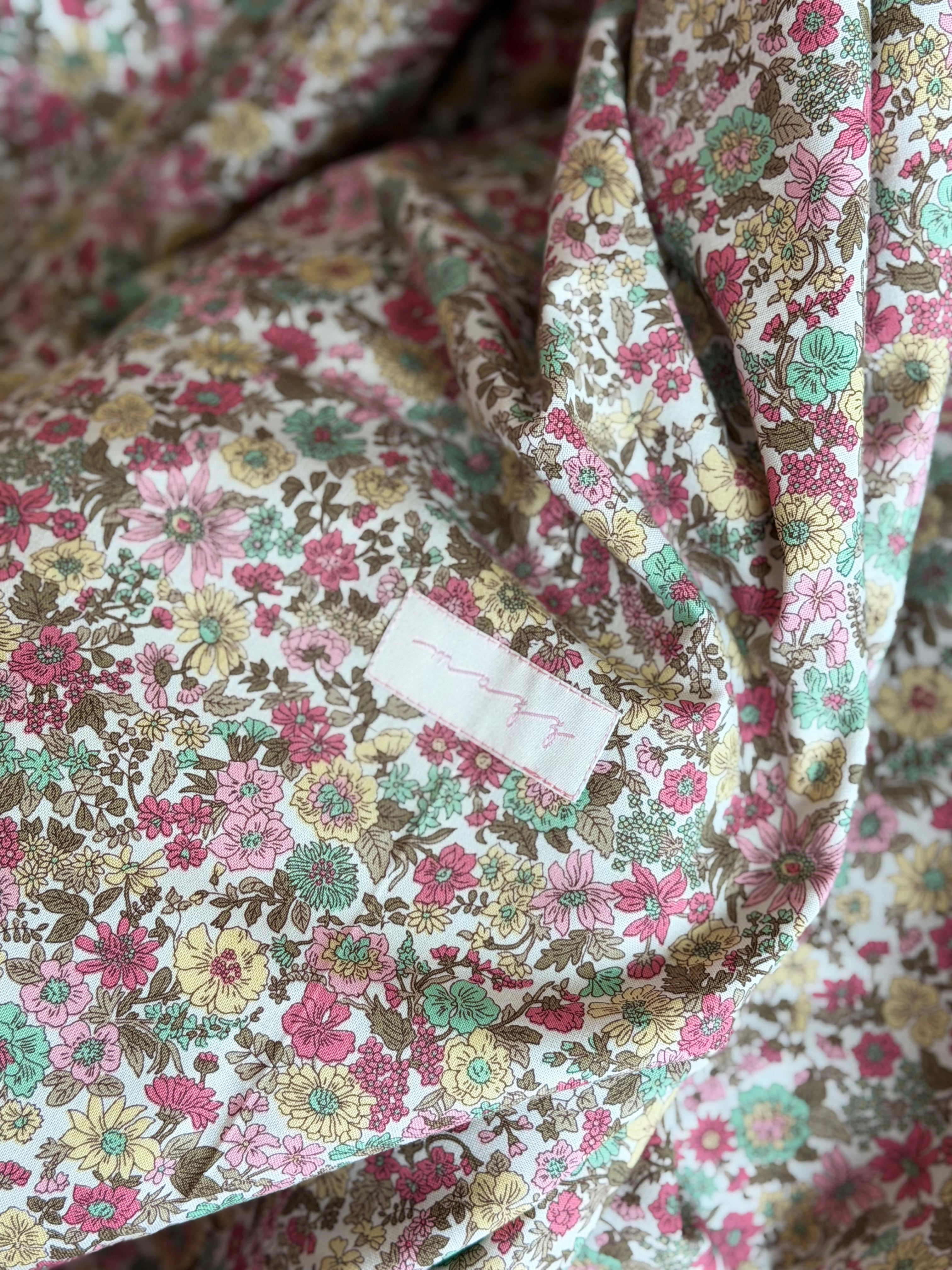 Lap Size Blanket - Liberty Emily Annabelle Pink