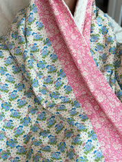 Lap Size Blanket - Liberty Postcards From Paradise X Emily Belle Pink