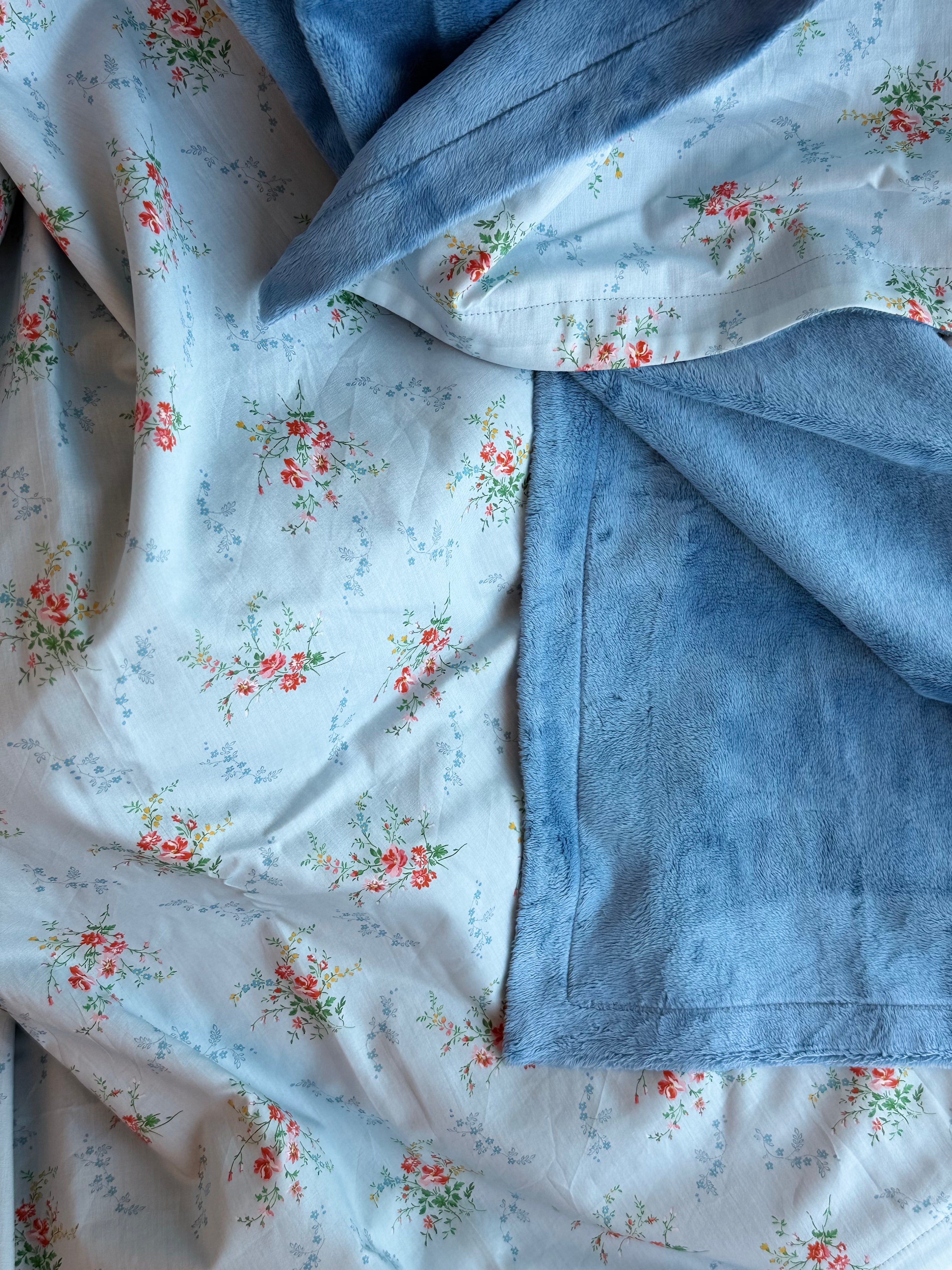 Lap Size Blanket - Liberty x Bridgerton Garden Blooms