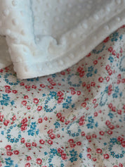 Crib Size Blanket - Liberty Palace Gardens Cream