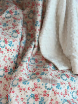 Crib Size Blanket - Liberty Palace Gardens Cream