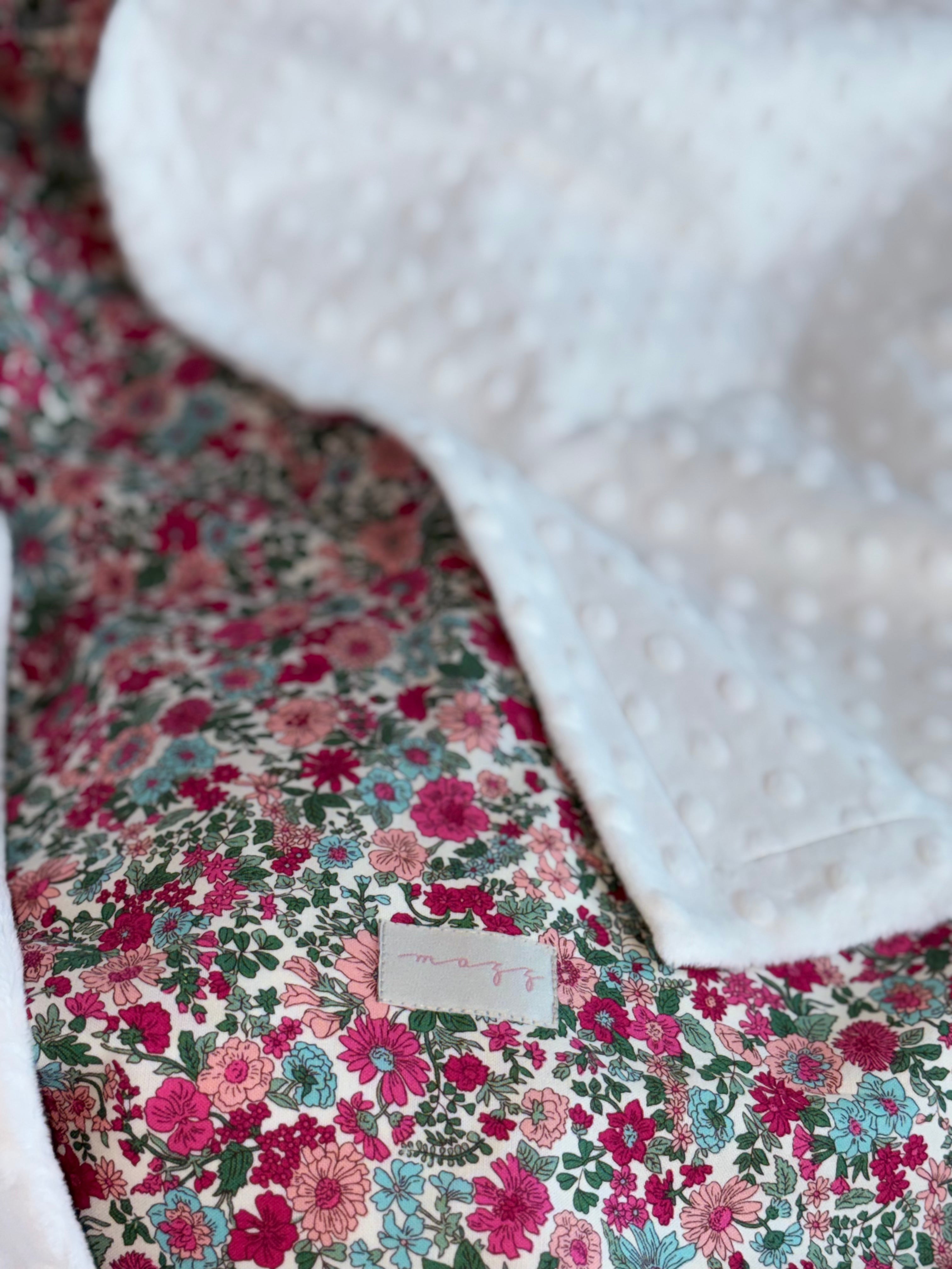 Crib Size Blanket - Liberty Emily Annabelle (G)