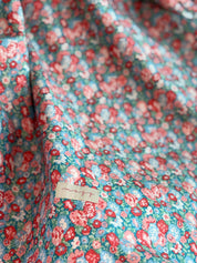 Crib Size Blanket - Liberty Palace Gardens Blue