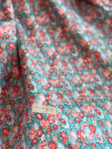 Crib Size Blanket - Liberty Palace Gardens Blue