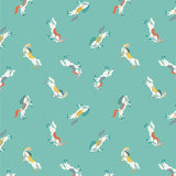 Knit - Rearing Horses Dim - 0.5yd