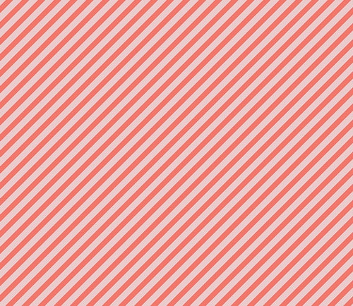 Print - Petits Strokes Coral - 0.5yd