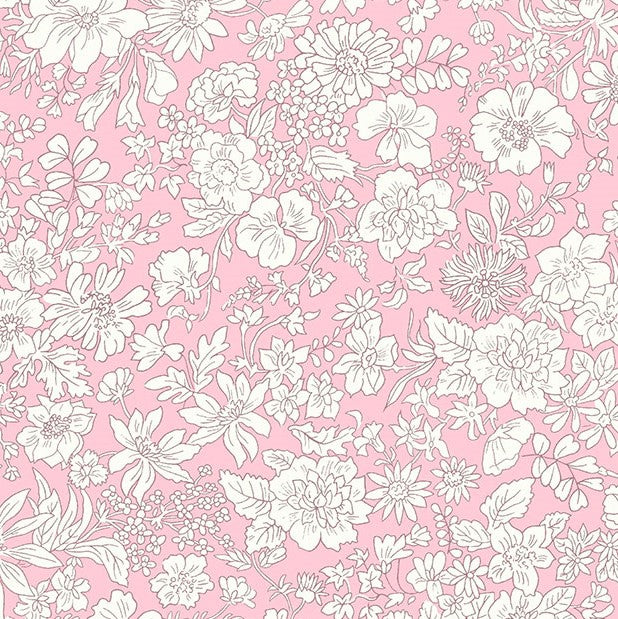 Liberty Lasenby Cotton - Emily Belle Candy Floss - 0.5m