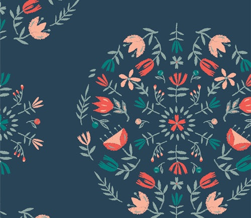 Print - Meadow Mandala Slumber - 0.5yd