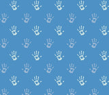 Print - Fingerpaint Cobalt - 0.5yd
