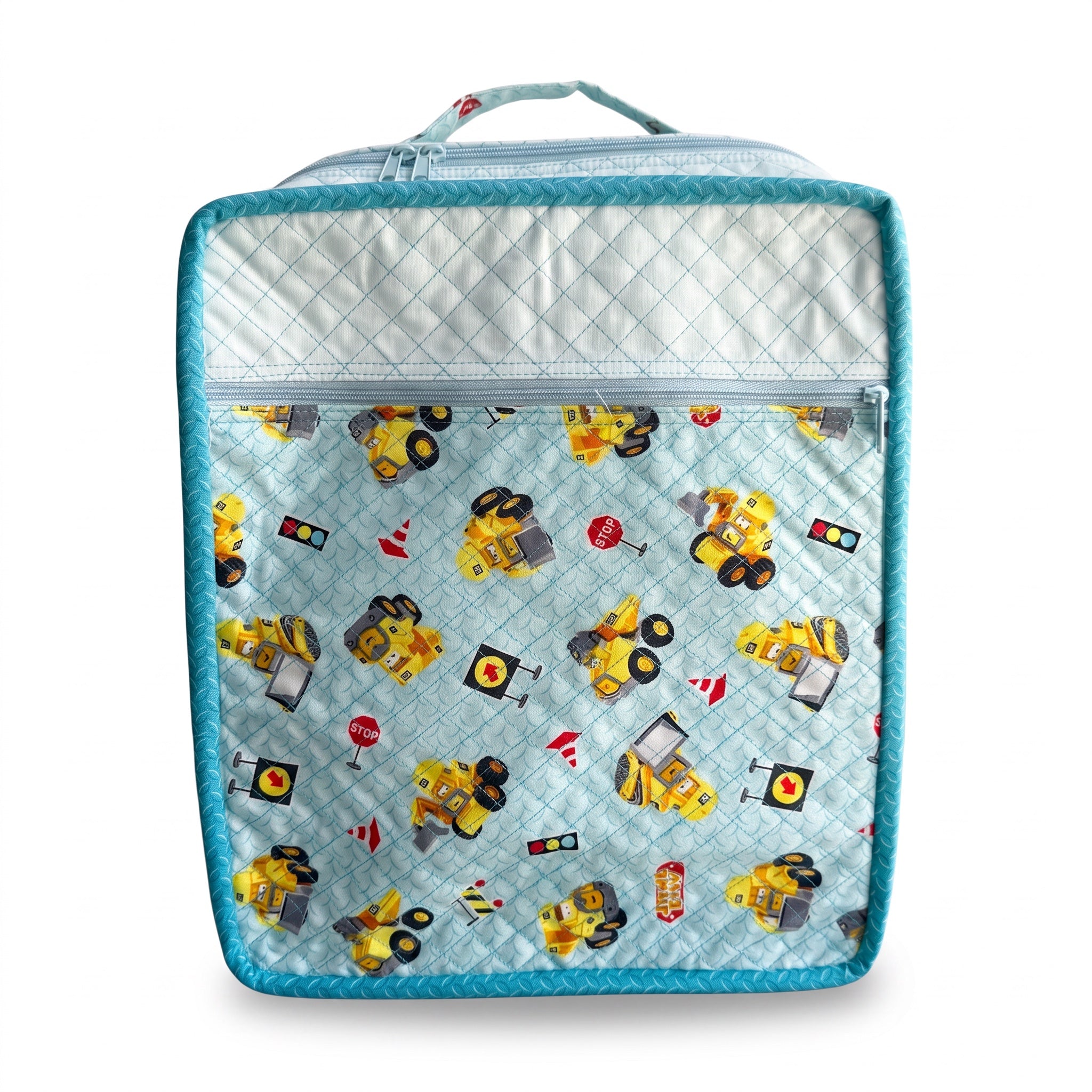Quilted Construction Lunch Box