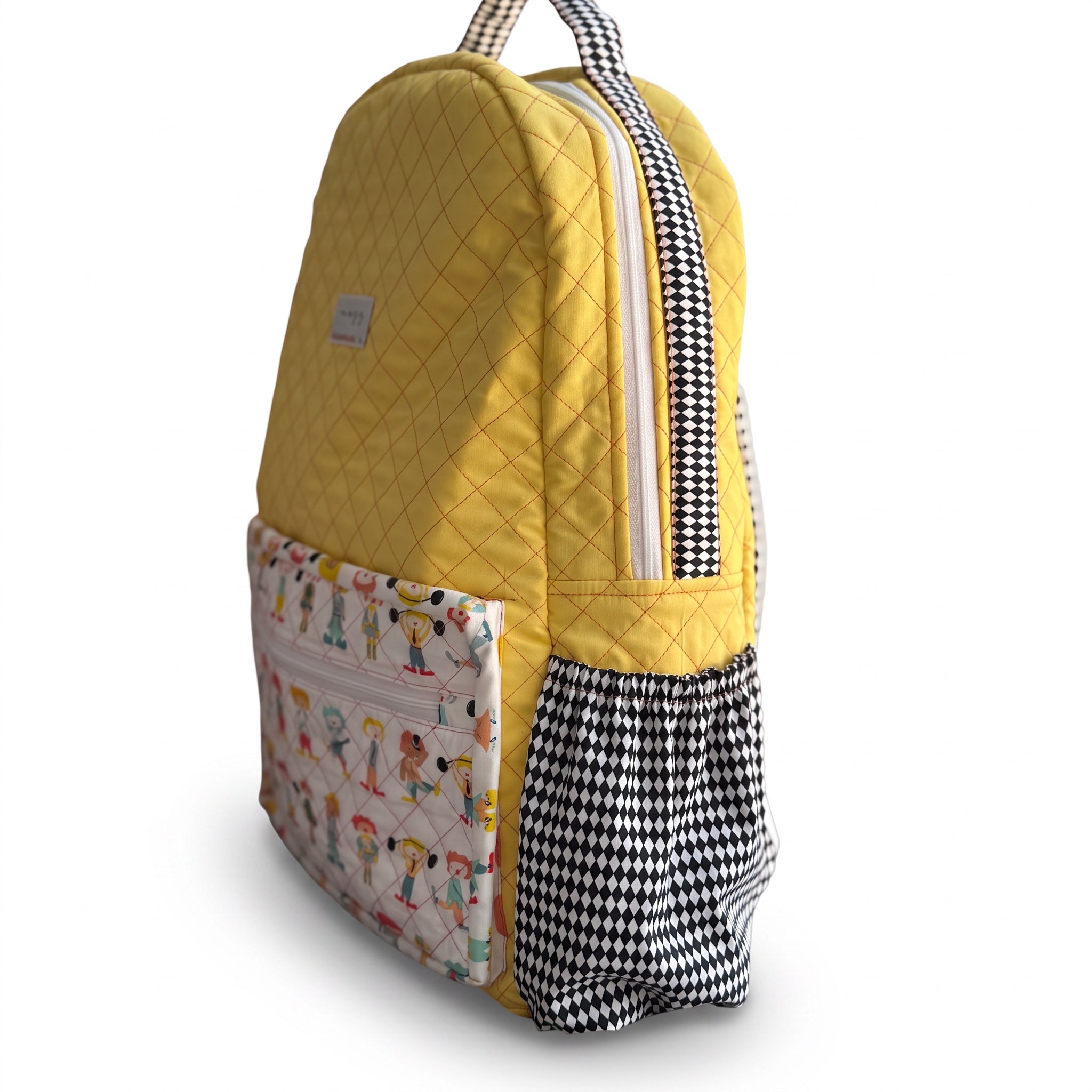 Quilted Circus Backpack & Pencil Case Set
