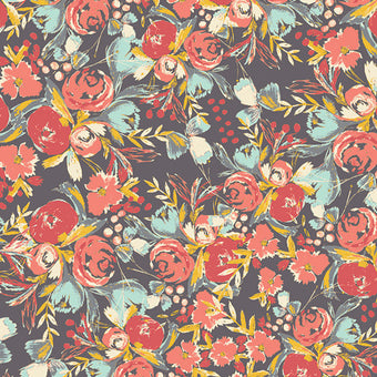 Rayon - Flowerfield Sunset - 0.5yd