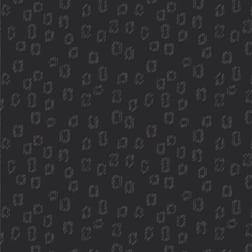 Rayon - Woodblock Black - 0.5yd