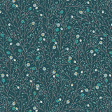 Rayon - Winterberry Pine - 0.5yd