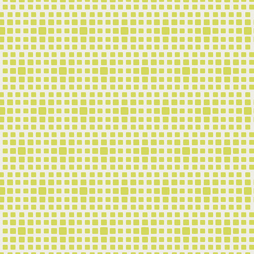 Print - Squared Element Lemongrass - 0.5yd