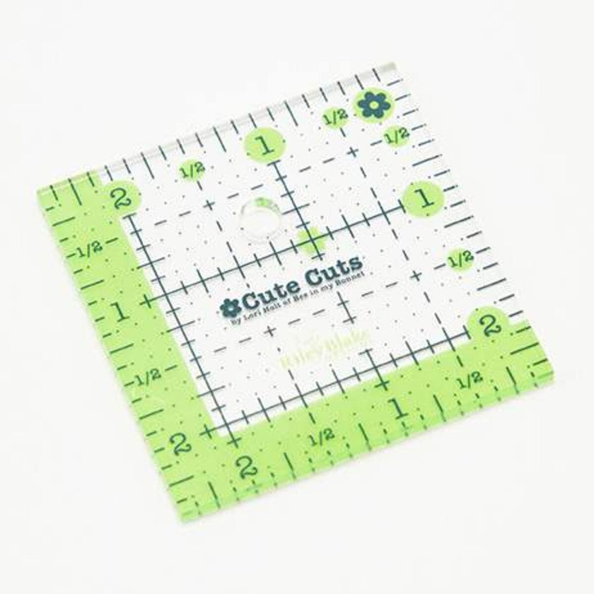 Cute Cuts - Green Square Ruler