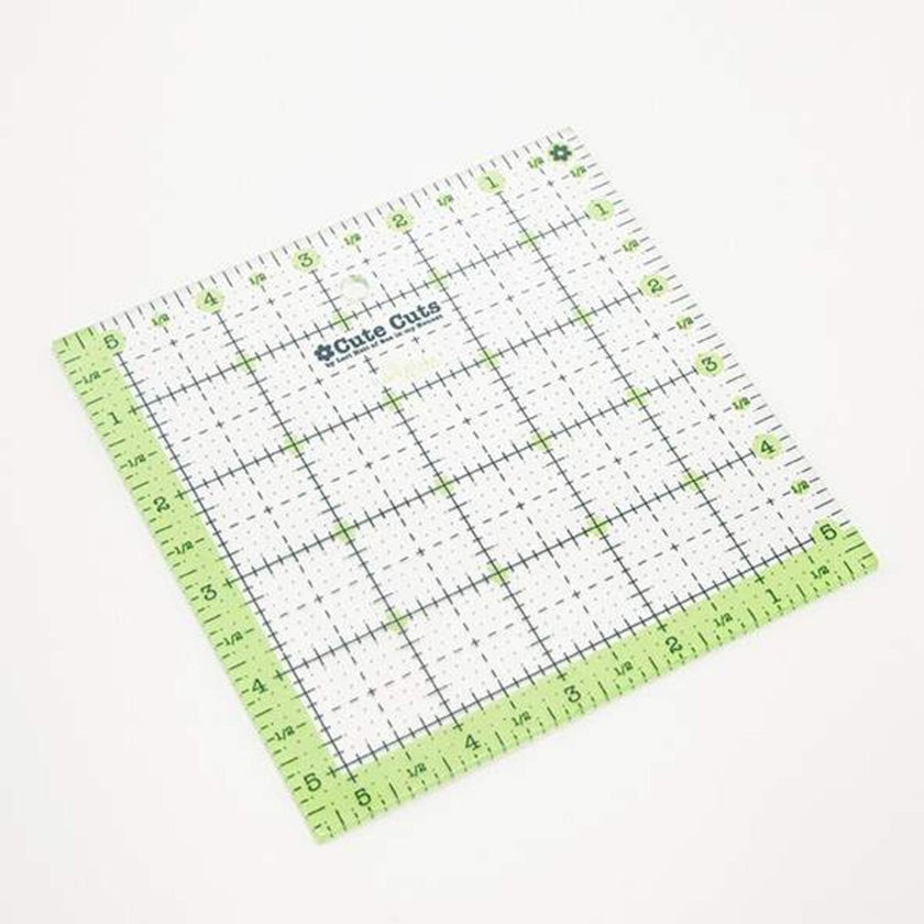 Cute Cuts - Green Square Ruler