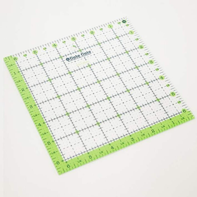 Cute Cuts - Green Square Ruler