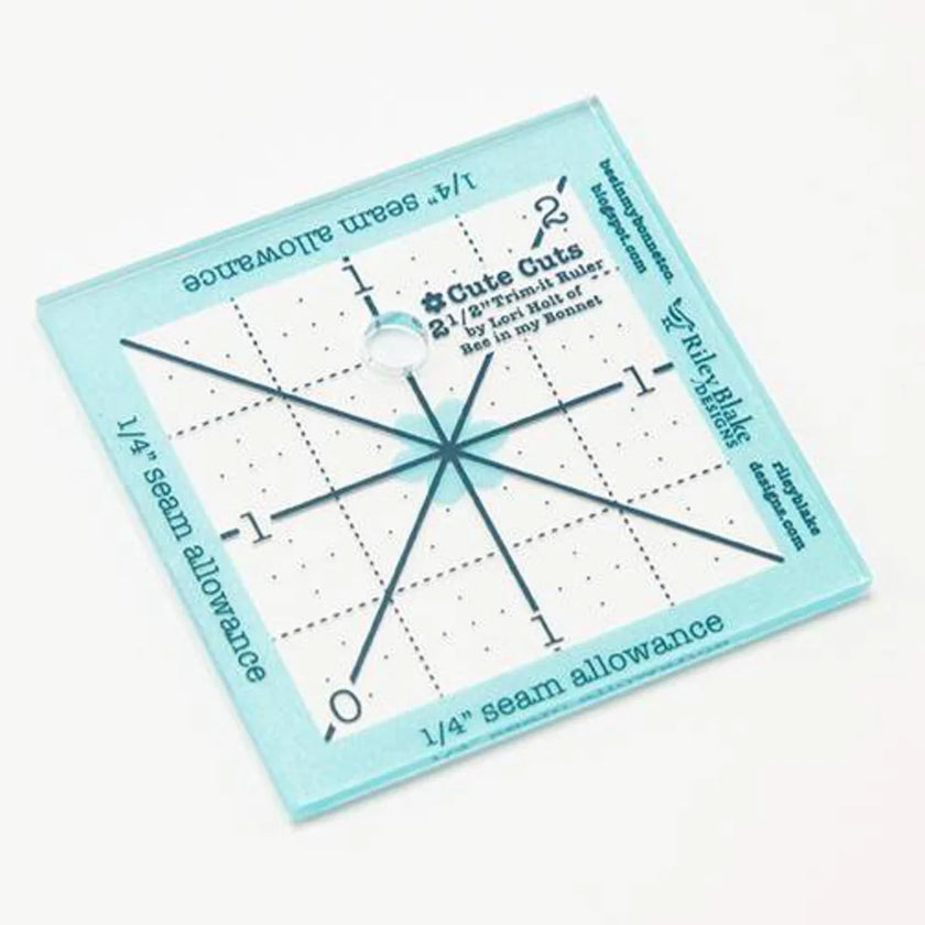 Cute Cuts - Blue Trim It Square Ruler