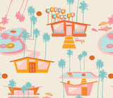 Print - Hello Summer Hot - 0.5yd