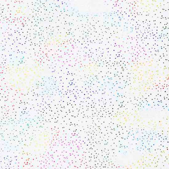 Glitter - Snow Multi - 0.5yd