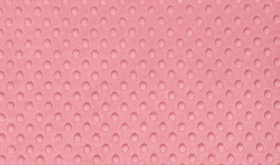 Dimple Cuddle - Bubble Gum - 0.5yd