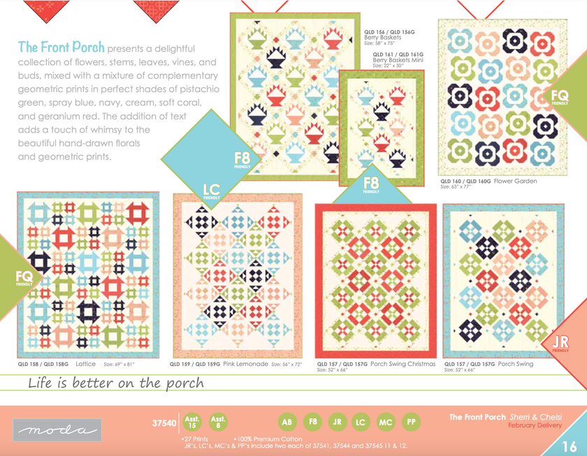 Fat Quarter Bundle - The Front Porch