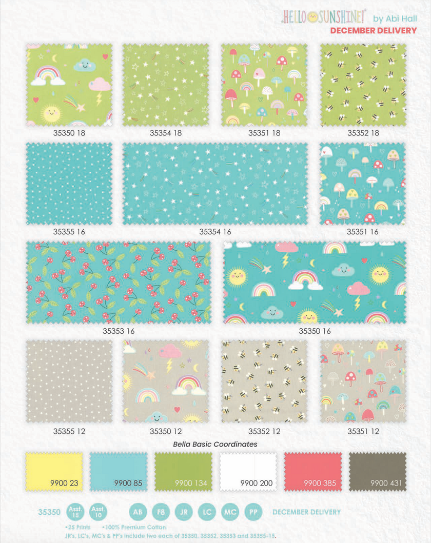 Fat Quarter Bundle - Hello Sunshine