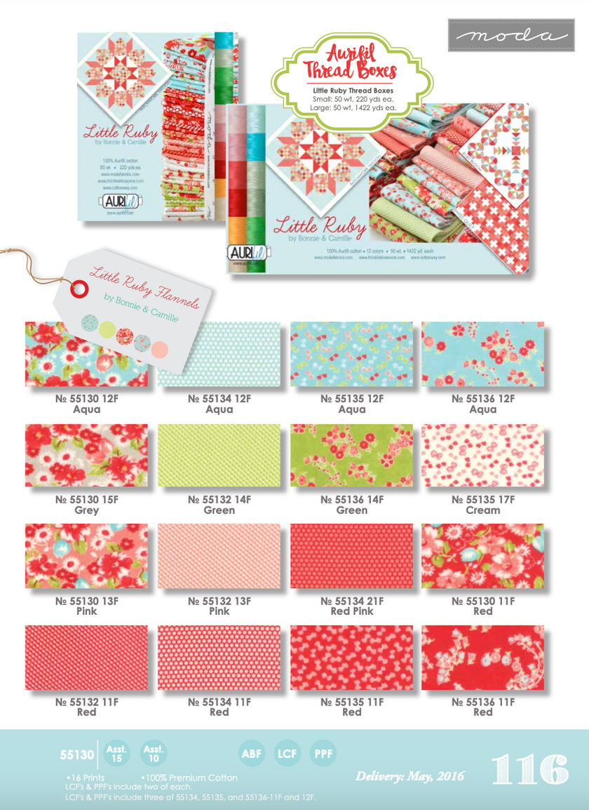 Fat Quarter Bundle - Little Ruby Flannels