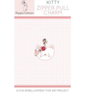 Kitty Zipper Pull Charm