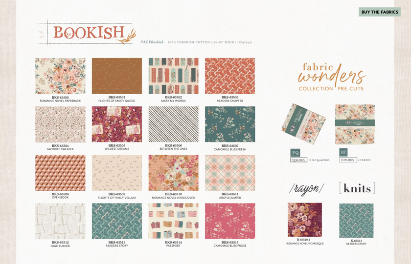 Fat Quarter Bundle - Bookish