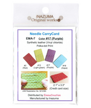 Needle Carry Card Purple