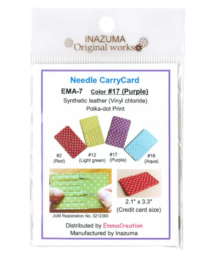 Needle Carry Card Purple