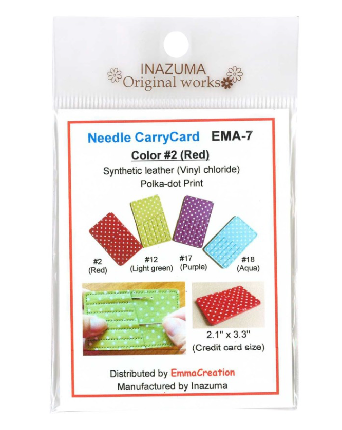 Needle Carry Card Red