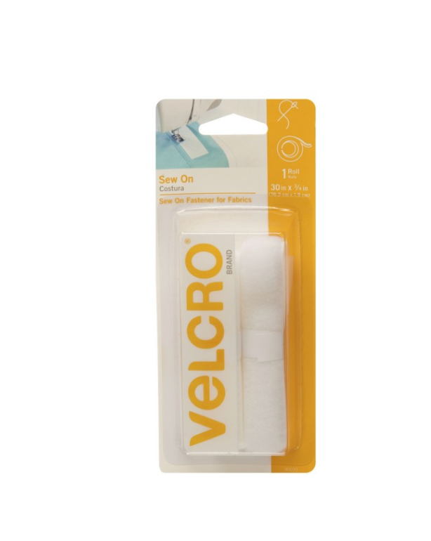 VELCRO® Sew On Tape White