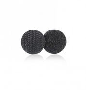 VELCRO® Sticky Back Coins Black