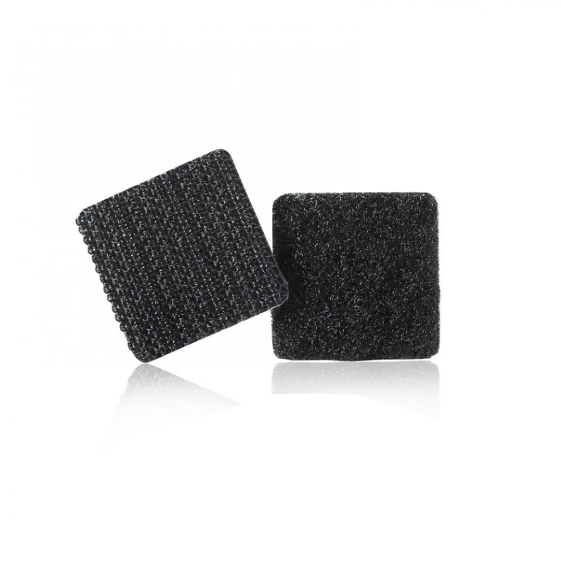 VELCRO® Sticky Back Squares Black