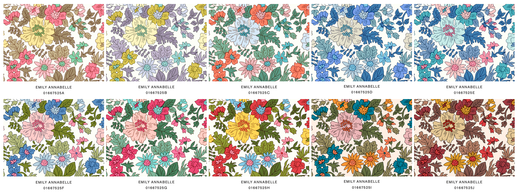 Fat Quarter Bundle - Emily Annabelle