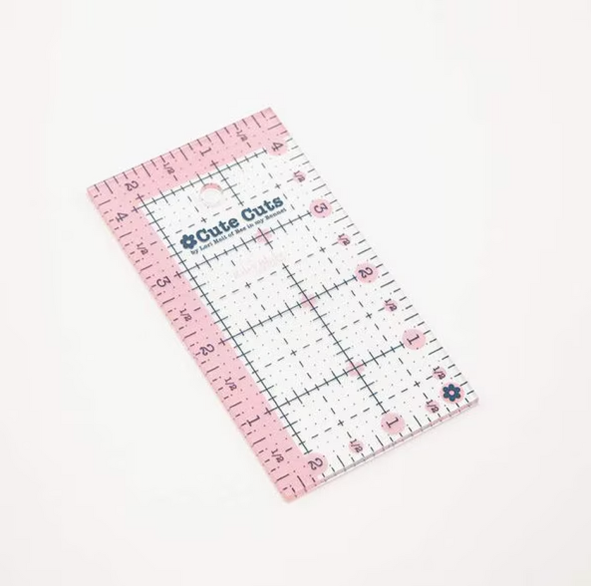 Cute Cuts - Pink Rectangular Ruler