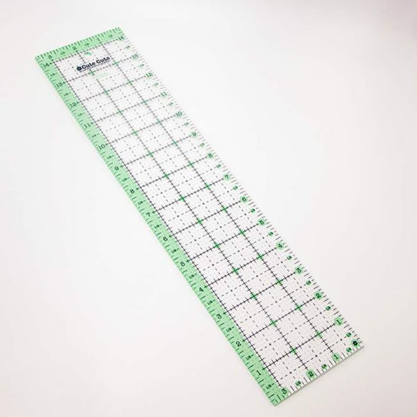 Cute Cuts - Green Rectangular Ruler