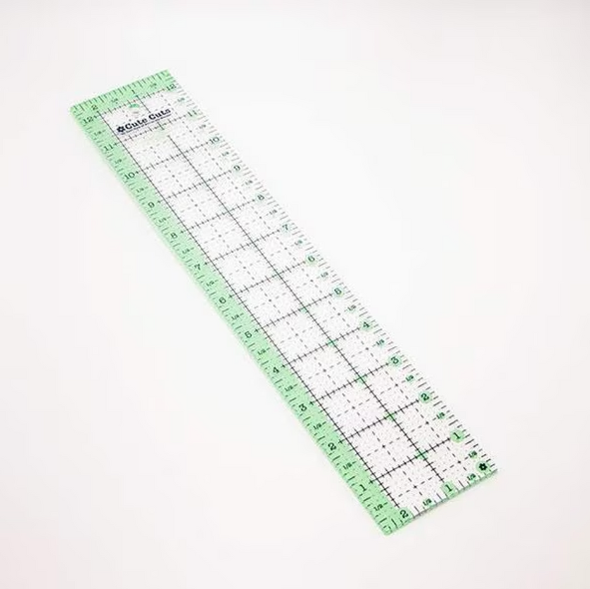 Cute Cuts - Green Rectangular Ruler