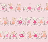 Print - Minikin Friends Blush - 0.5yd