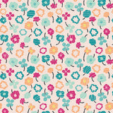 Voile - Waving Buds Candied - 0.5yd