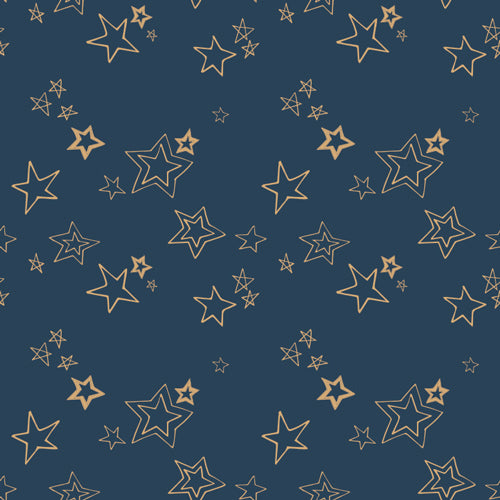 Voile - Midnight Roof - 0.5yd