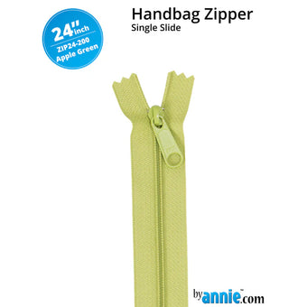 Zippers - Apple Green