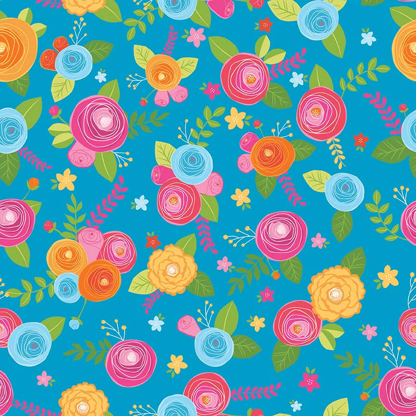 Print - Simply Happy Print 10 - 0.5yd