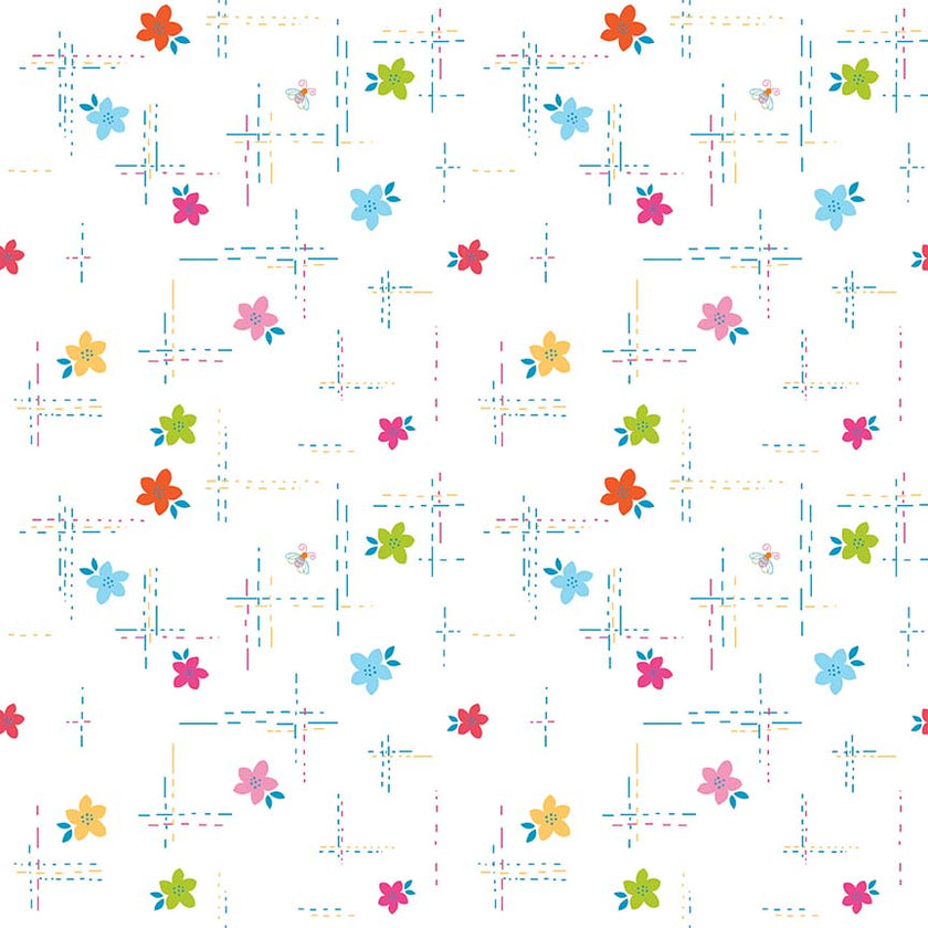 Print - Simply Happy Print 1 - 0.5yd