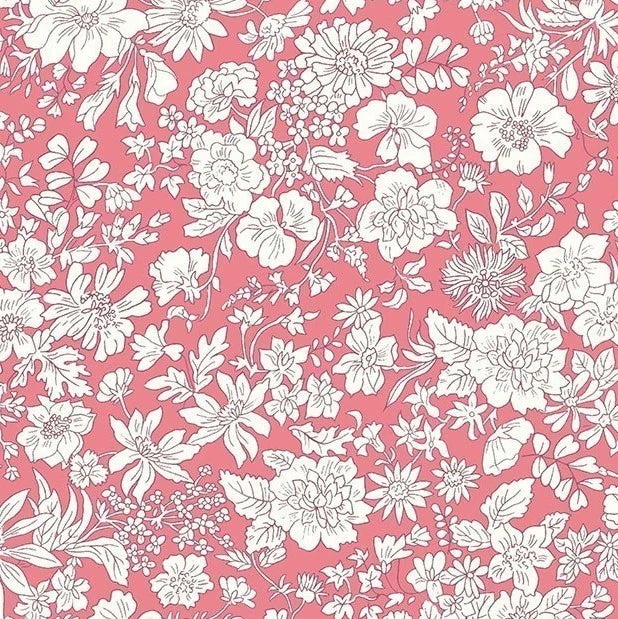 Liberty Lasenby Cotton - Emily Belle Watermelon - 0.5m